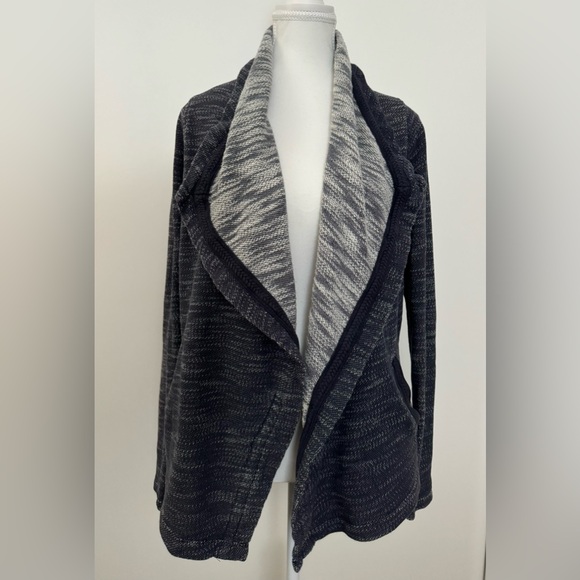 Lucky Brand Lucky Lotus California Knit Drape Front Cardigan Sweater Size S - Picture 1 of 9